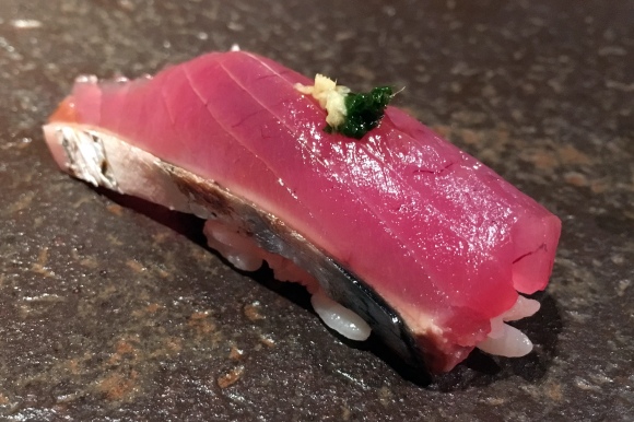 Bonito sushi from Sushi Azabu