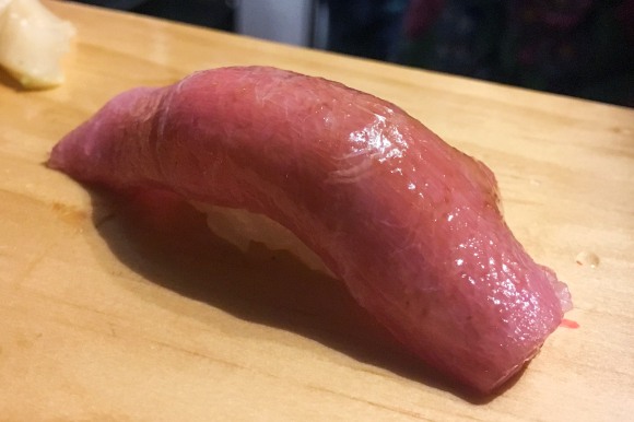Medium fatty tuna from Sushi on Jones